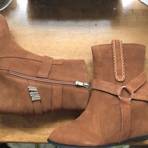 Catherine Malandrino Wedge Suede Bootie